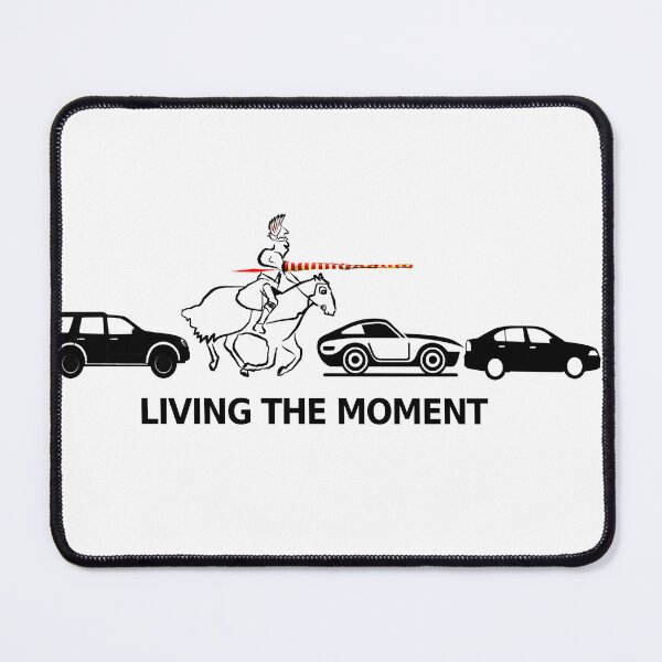 Item preview, Knight in Traffic – Living the Moment Funny Commuter Design designed and sold by ChiaraPagani.