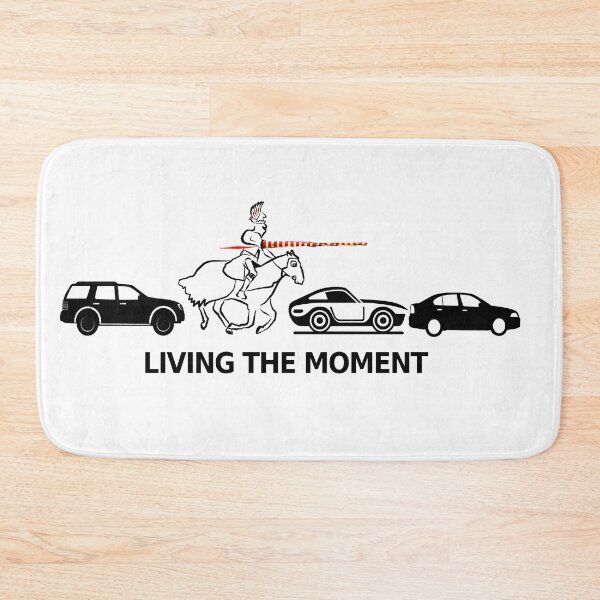 Item preview, Knight in Traffic – Living the Moment Funny Commuter Design designed and sold by ChiaraPagani.