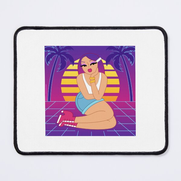 Item preview, Vapor Wave Miami Pinup Graphic Art designed and sold by brianarells.