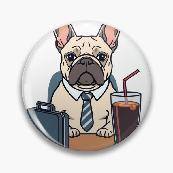 Item preview, Divertido bulldog, café helado, trabaja duro, dueño de perro designed and sold by DobekPetLovers.