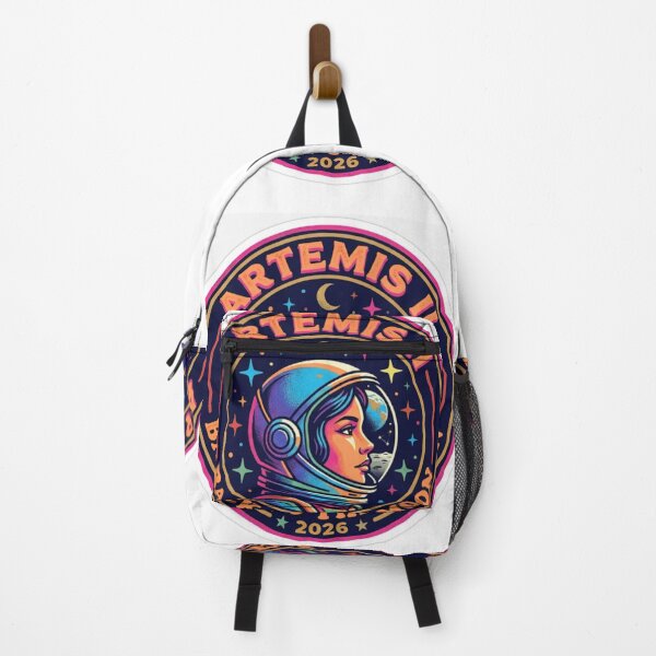 Item preview, Artemis II Retro Neon Astronaut Back to the Moon Celestial Design designed and sold by crystalar95.