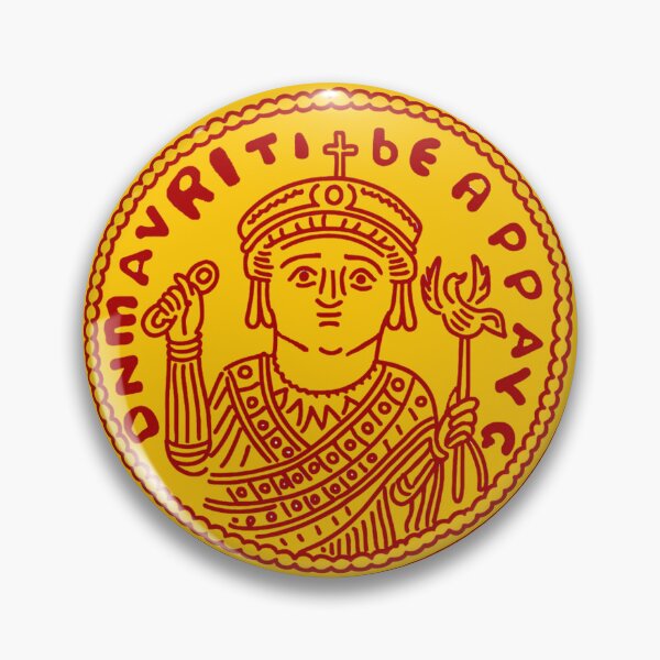 Item preview, Byzantine Emperor Maurice Caesar Medallion | Eastern Roman Byzantium Coins designed and sold by Based History.