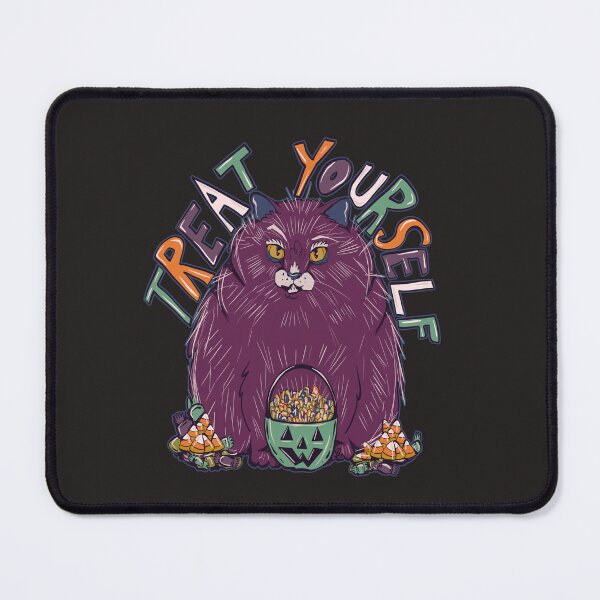 Item preview, treat yourself halloween cat designed and sold by crestfallenmermaid.