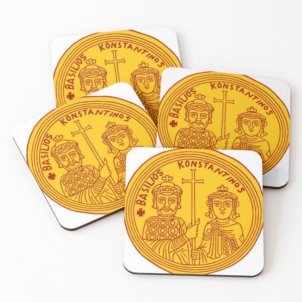Item preview, Byzantine Imperial Brothers Coin | Byzantine Basil II & Constantine VIII Accurate Christian Coins designed and sold by Based History.