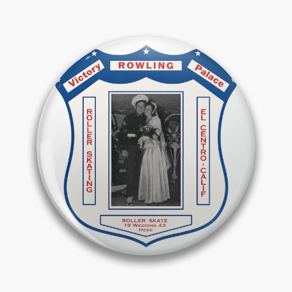 Item preview, Victory Rowling Palace El Centro California Roller Skating Rink Sticker Decal Label designed and sold by tislord.