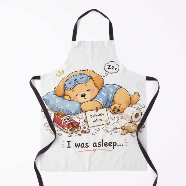 Item preview, Sleeping Dog Mess I Was Asleep Innocent Moment designed and sold by Sadia Jannat.
