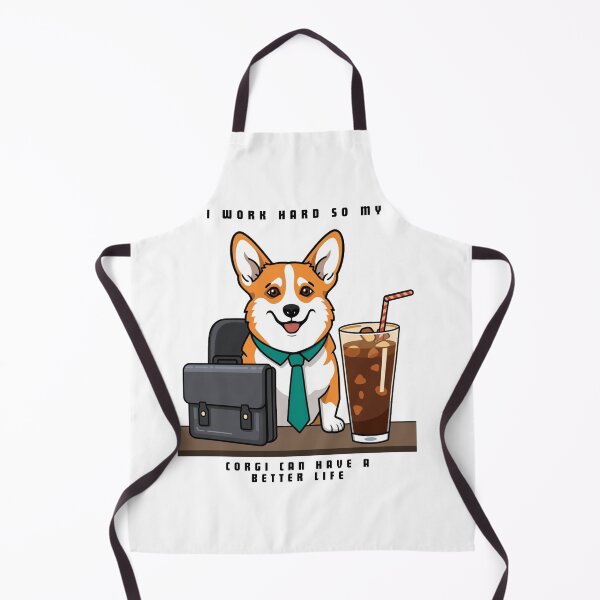 Item preview, Funny Corgi Iced Coffee Work Hard Dog Parent designed and sold by DobekPetLovers.
