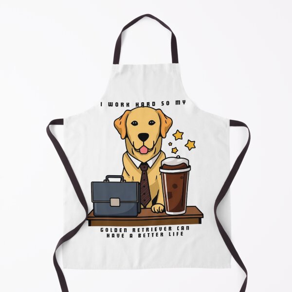 Item preview, Funny Golden Retriever Iced Coffee Work Hard Dog Parent designed and sold by DobekPetLovers.
