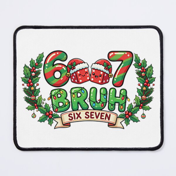 Item preview, funny 6 7 xmas dice meme holiday party designed and sold by ArtDesignTp.