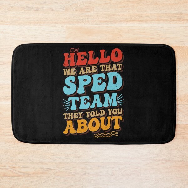 Item preview, Hello We Are That SPED Team Retro Groovy Teacher designed and sold by Ali-printshop.