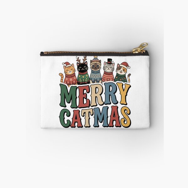 Item preview, xmas cat merry catmas cute holiday gift designed and sold by ArtDesignTp.