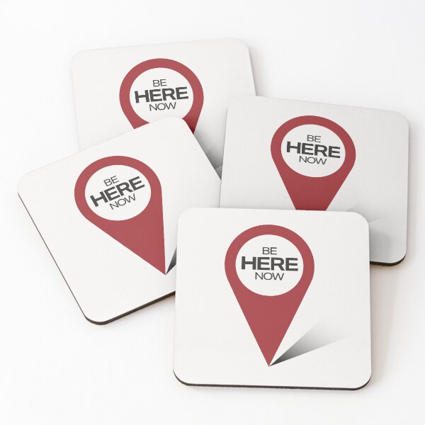 Item preview, Be Here Now | Minimal Map Pin Design designed and sold by Guided by Voices.