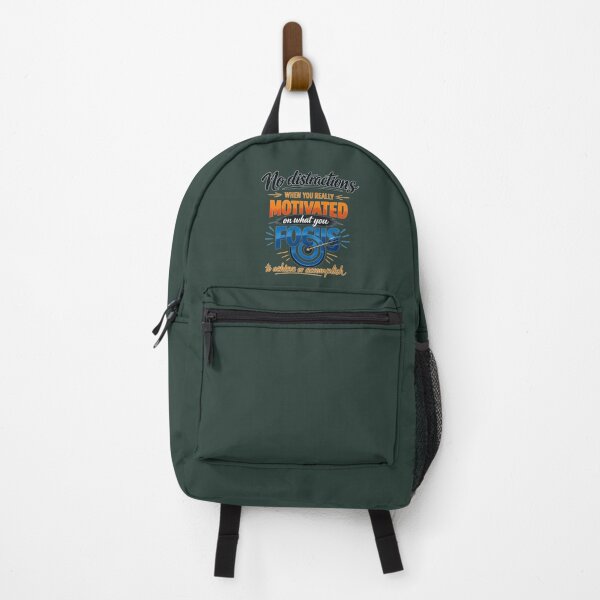 Item preview, No Distractions – Stay Focused & Motivated Quote Design designed and sold by JoeyBlackLabel.