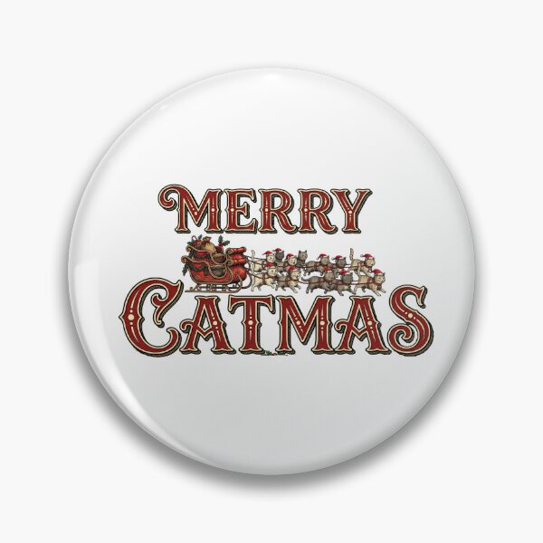 Item preview, santa says merry catmas funny xmas cat designed and sold by ArtDesignTp.