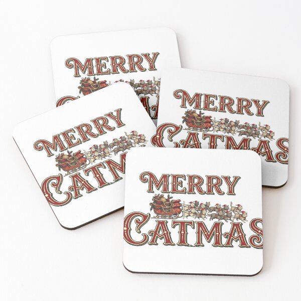 Item preview, santa says merry catmas funny xmas cat designed and sold by ArtDesignTp.