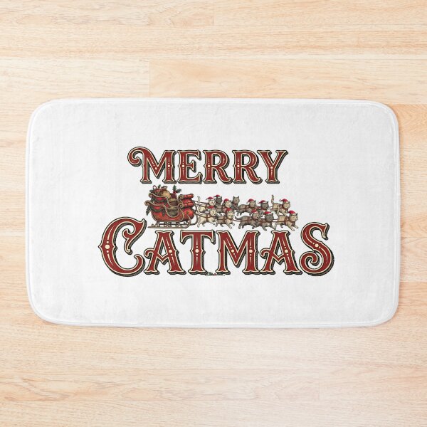 Item preview, santa says merry catmas funny xmas cat designed and sold by ArtDesignTp.