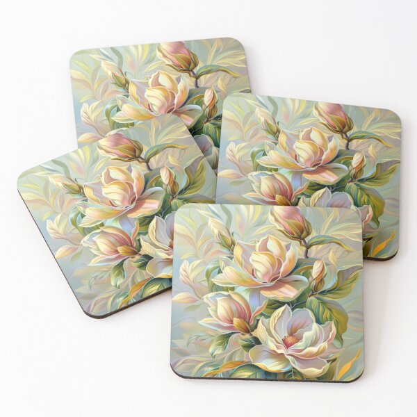 Item preview,  Magnolia flower botanical art designed and sold by MargaretWiktor.