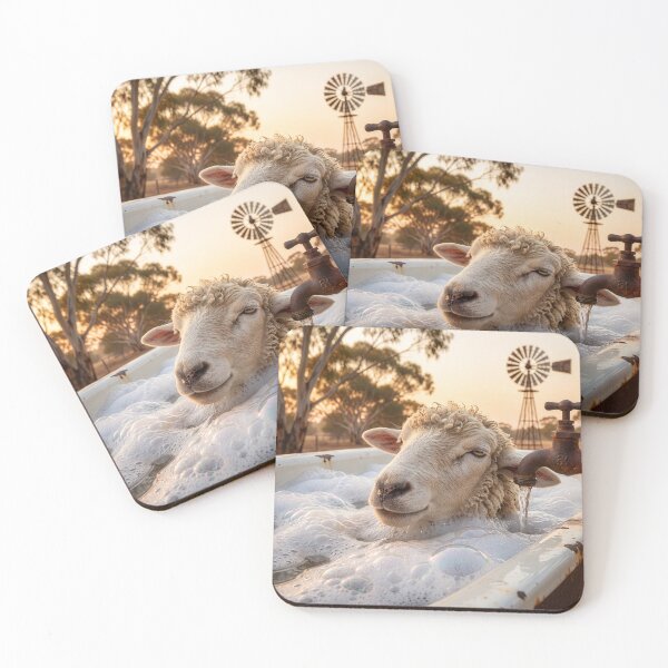 Item preview, Australian Sheep Takes a Bubble Bath designed and sold by Tridentulus.
