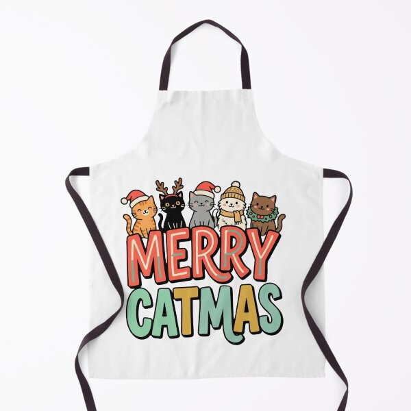 Item preview, merry catmas christmas cat santa says gift designed and sold by ArtDesignTp.