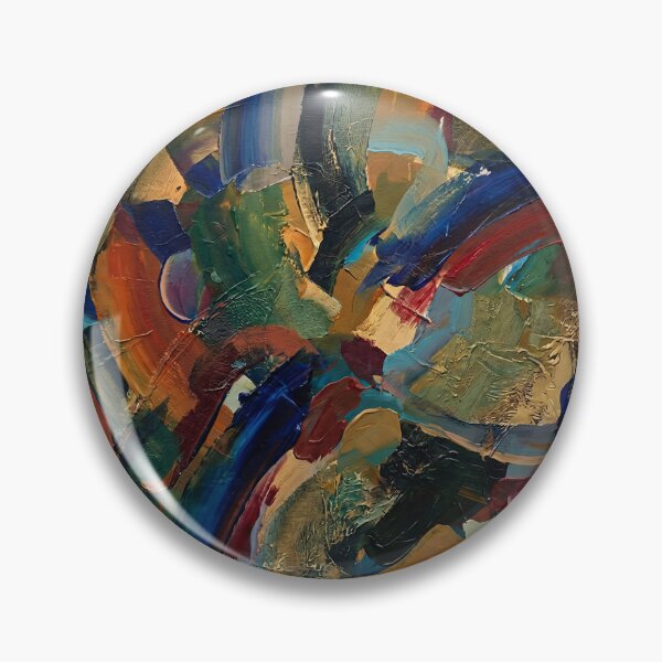 Item preview, Abstract Impasto Oil Painting Textured Composition designed and sold by PixorStudio.