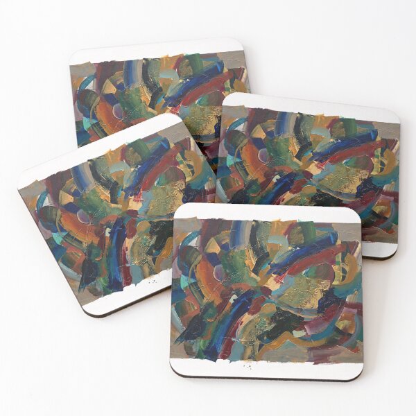 Item preview, Abstract Impasto Oil Painting Textured Composition designed and sold by PixorStudio.