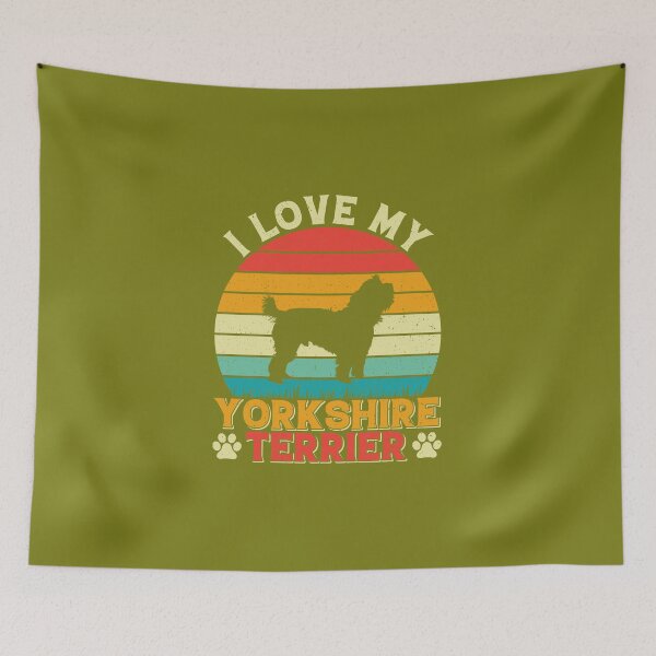 Artikelvorschau, I Love My Yorkshiere Terrier I Am a Dog Mom Lover Gift entworfen und verkauft von MalwasBasket.