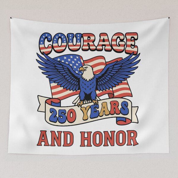 Item preview, usa 250th birthday eagle flag vintage pride designed and sold by ArtDesignTp.