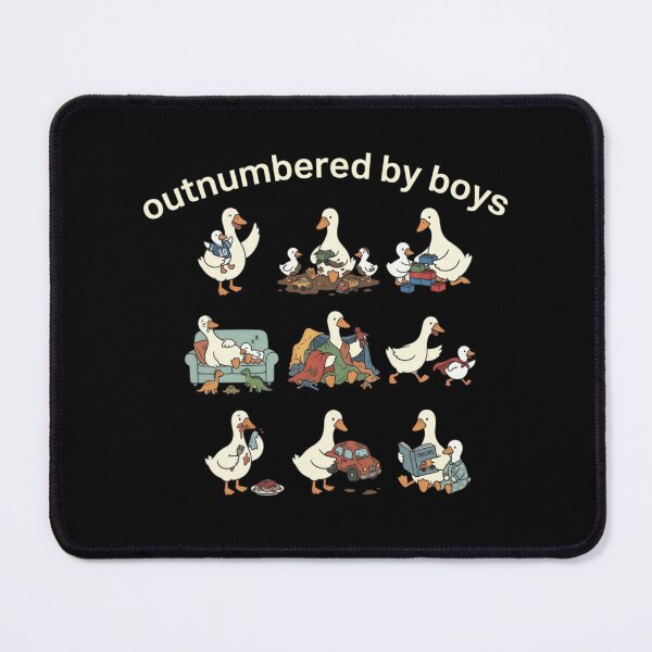 Item preview, Outnumbered By Boys Funny Goose Mom Life Motherhood designed and sold by Ali-printshop.