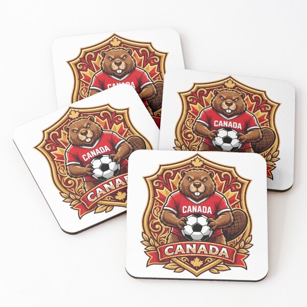 Item preview, Canada Beaver Soccer Emblem designed and sold by Art Intelligence.