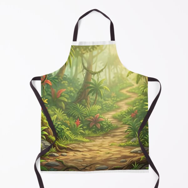 Item preview, Lush Tropical Jungle Path Sunlight designed and sold by PixorStudio.