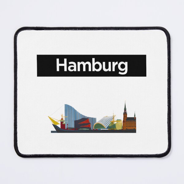 Item preview, Copy of Hamburg – Constructivist City Art Print | Industrial Skyline Collage Poster designed and sold by OzzFrequency.