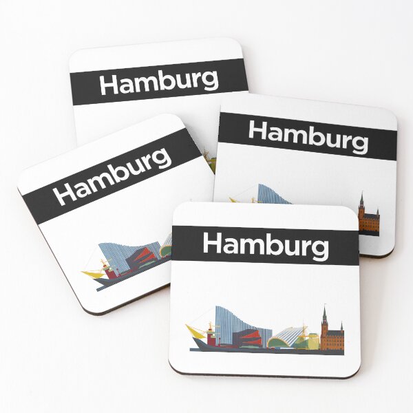 Item preview, Copy of Hamburg – Constructivist City Art Print | Industrial Skyline Collage Poster designed and sold by OzzFrequency.