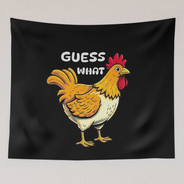 Item preview, Guess What? Chicken Butt! Funny Chicken Joke Double Sided Front  designed and sold by BornBorn.