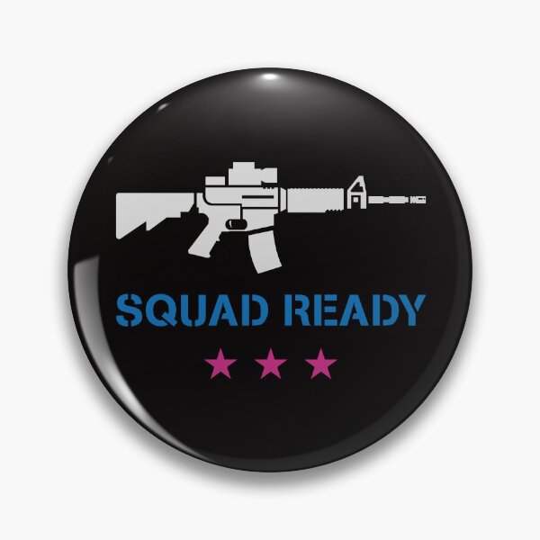 Item preview, Squad Ready Neon Rifle Gaming FPS designed and sold by ElectroSphere46.