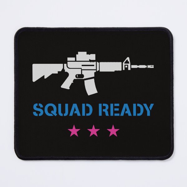 Item preview, Squad Ready Neon Rifle Gaming FPS designed and sold by ElectroSphere46.