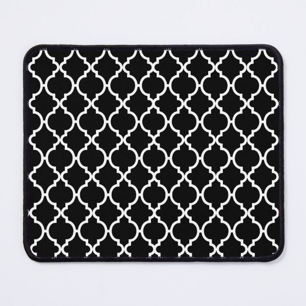 Item preview, Classic Black and White Moroccan Trellis Pattern designed and sold by Sacha's Artistry.