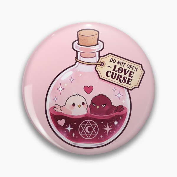 Item preview, Forbidden Love Potion Lovebirds Gothic Kawaii Romance Aesthetic designed and sold by Ranasko.
