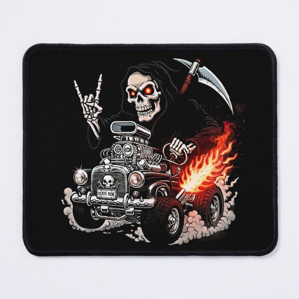 Item preview, Grim Reaper Hot Rod Death Ride Dark Art designed and sold by DeimosArtIntl.