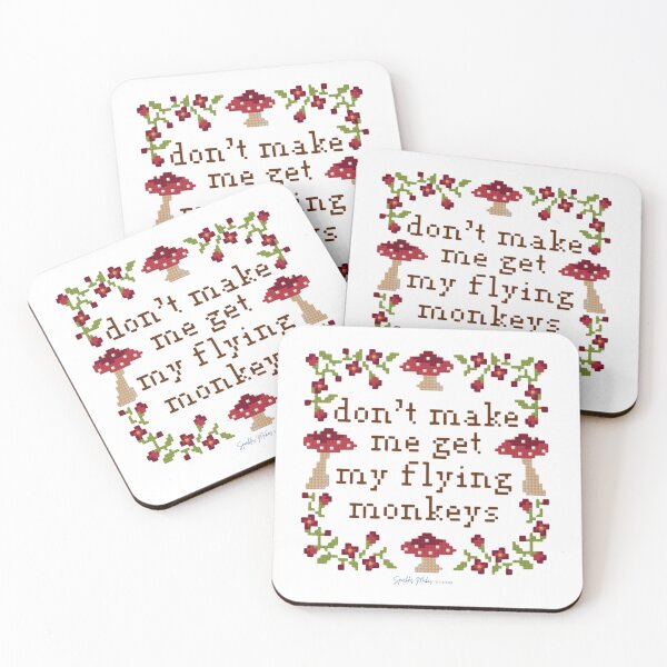 Item preview, Don’t Make Me Get My Flying Monkeys designed and sold by SparklesMakesStudio.