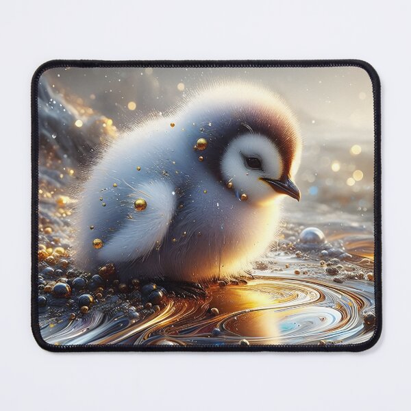 Item preview, Oil-soaked Baby Penguin designed and sold by ki-mer-a.