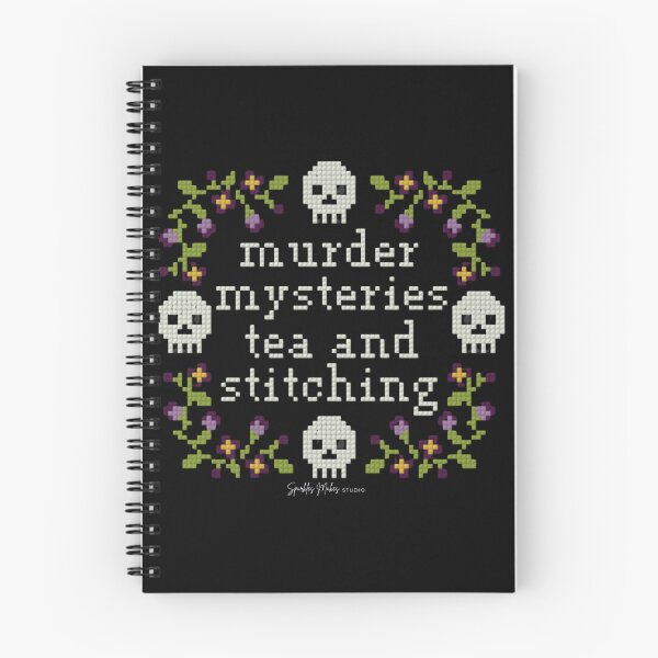 Item preview, Murder Mysteries, Tea, and, Stitching DARK designed and sold by SparklesMakesStudio.