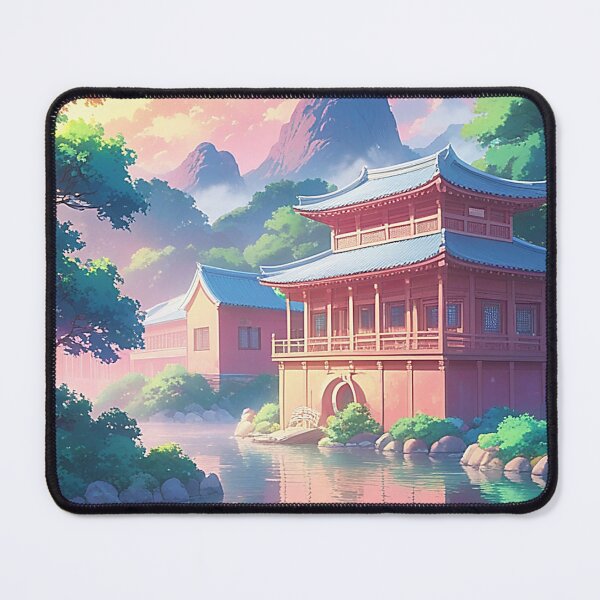 Item preview, Temple of the Mirrored Sunset designed and sold by LofiHorizon.