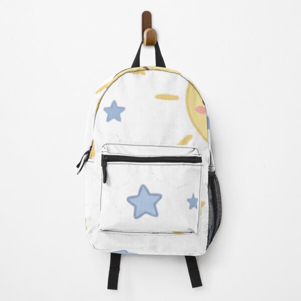 Item preview, Cute Kawaii Smiling Sun with Stars and Moon | Celestial Sky Art | Nursery Decor Gift designed and sold by asadstudio88.