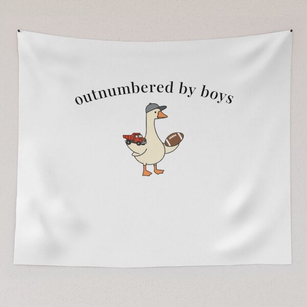 Item preview, Outnumbered By Boys Football Goose Funny Mom Gameday designed and sold by Ali-printshop.