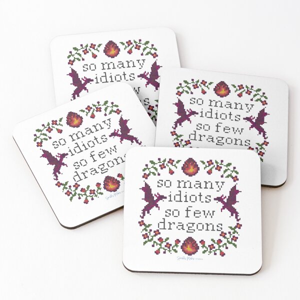 Item preview, So Many Idiots So Few Dragons designed and sold by SparklesMakesStudio.