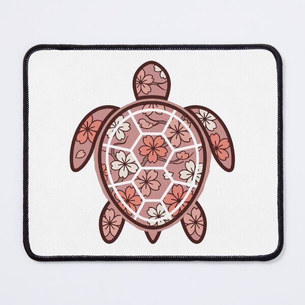 Item preview, Cherry Blossom Sea Turtule Art designed and sold by shellle in the ocean.