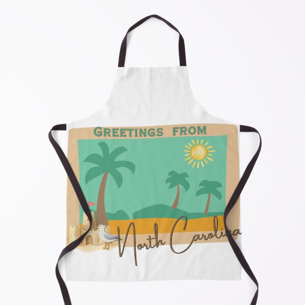 Item preview, Greetings from North Carolina — Retro Vintage Postcard Design designed and sold by DonnaRaine.
