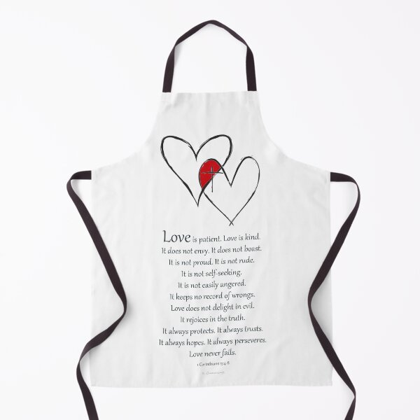 Item preview, Love 1 Corinthians 13 Bible Verse Christian Art Wedding Gift designed and sold by Sharon Cummings Art.
