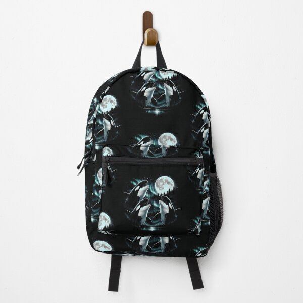 Item preview, Three Orca Moon Funny Parody Killer Whale Northern Lights designed and sold by Ali-printshop.