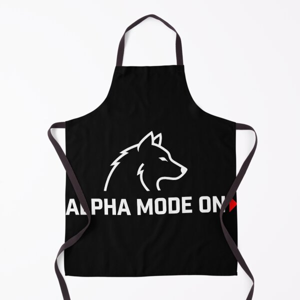 Item preview, Alpha Mode On - Minimalist Wolf Streetwear Design designed and sold by No Excuses .
